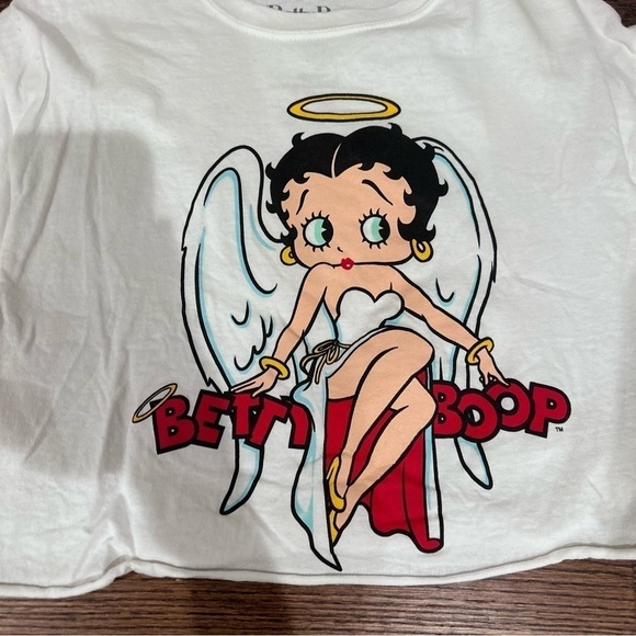 Betty Boop Angel Crop Top - Picture 4 of 4